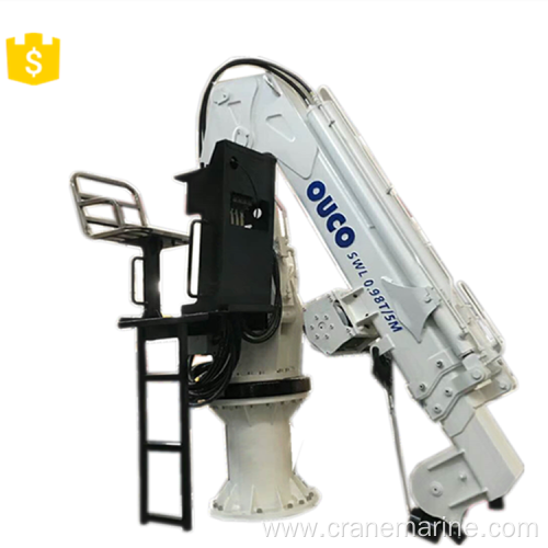 Marine 1T Boat Mounted Folding Boom Mini Crane